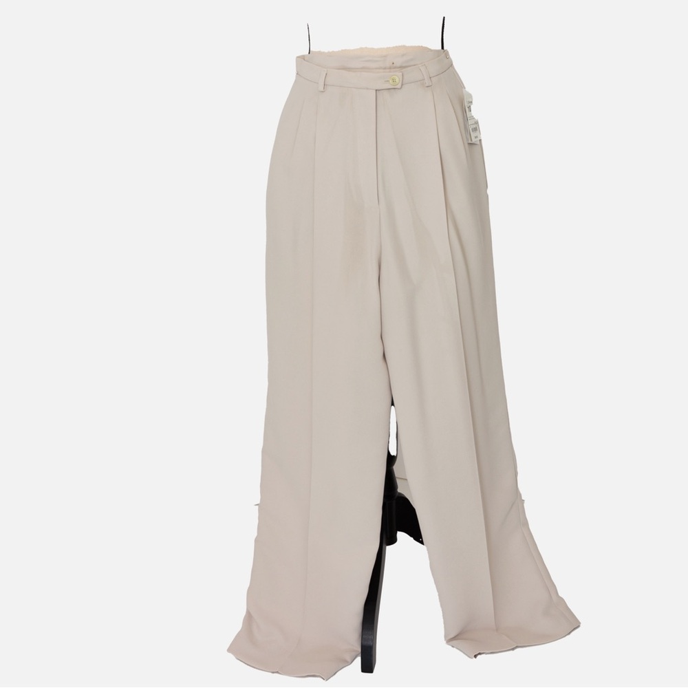Vintage 90s pantsuit minimalist monochromatic khaki Worthington 10 - Picture 12 of 16